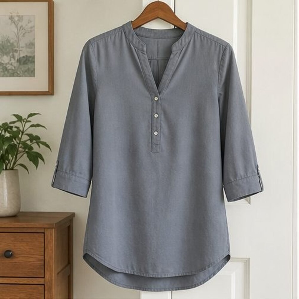 Gray Tunic Blouse
